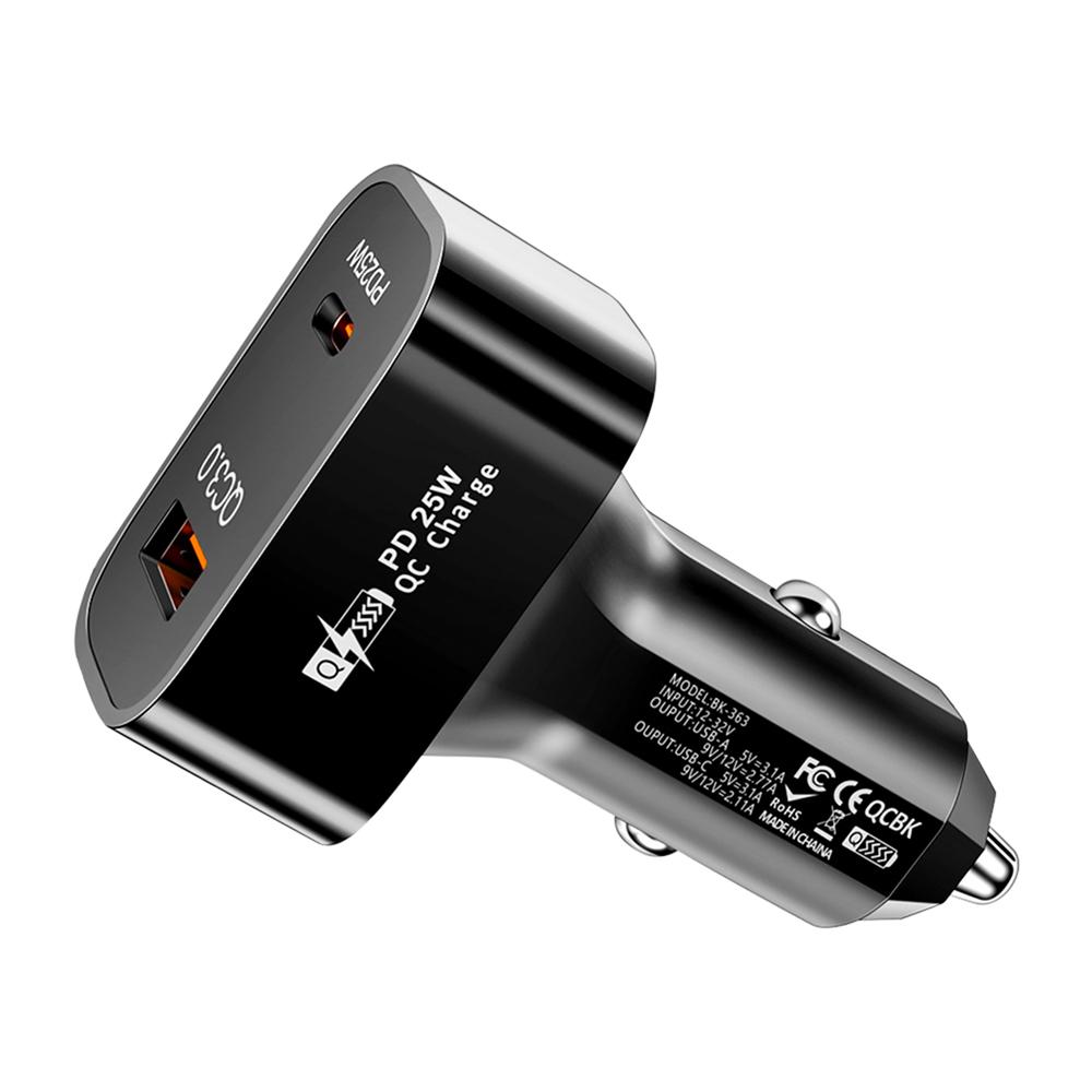 VFHJQ1 Car PD 25W Charger USB Type C Port Fast Charging Adapter Accessories For Honda Mugen Power Civic Accord Odyssey City CRZ Spirior