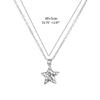 Chain Necklaces Alloy Material Star Pendant Neck Jewelry Birthday Gift for Girls