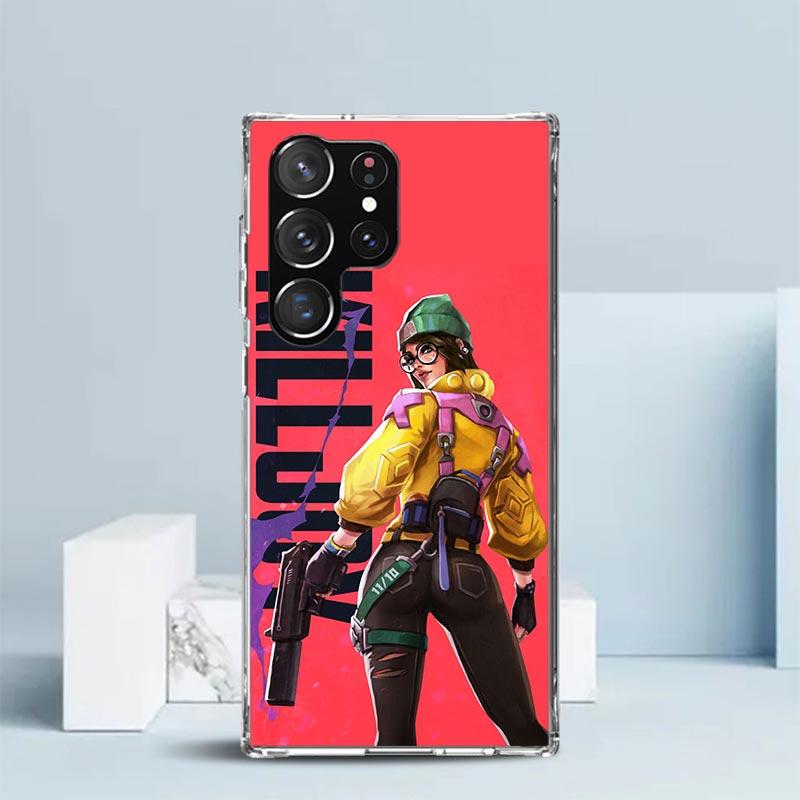 Valorant Killjoy Phone Case For Samsung Galaxy S24 S25 Edge S26 Ultra S22 S23 Plus S21 + S20 FE Soft TPU Back Cover Galaxy S22 S