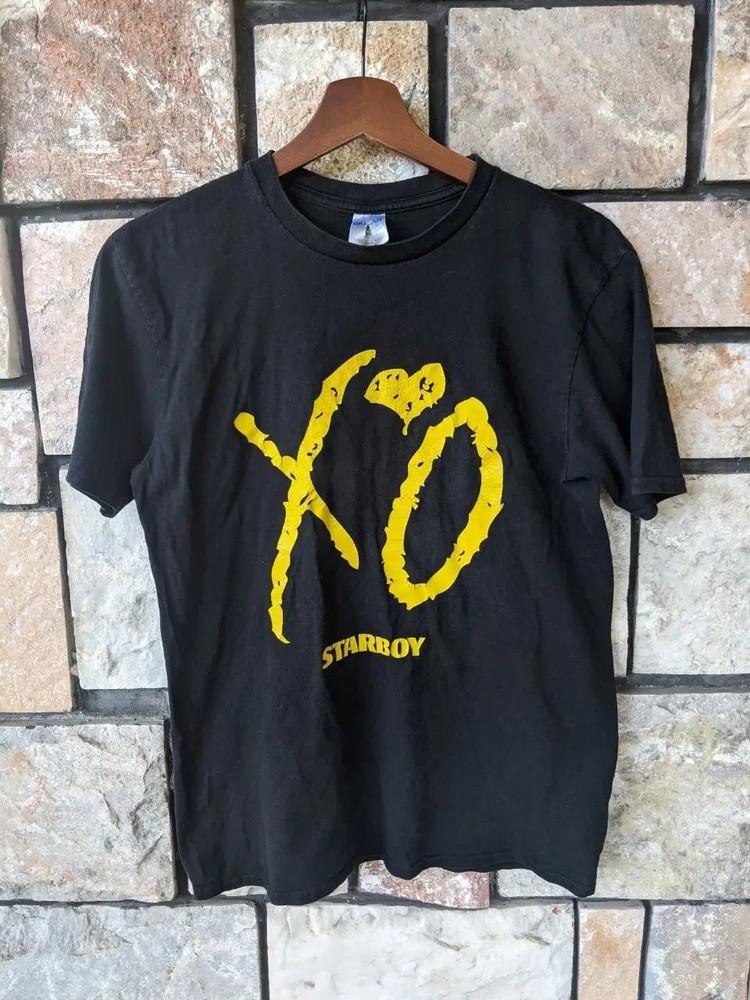 Футболка Starboy 2017 World Tour x The Weeknd, короткий рукав, королевский цвет, KV41870, унисекс XXXL