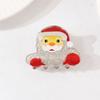 Elk Santa Claus Shark Clip Acrylic Cartoon Hair Grab Clip Fashion Christmas Tree Hair Claw  Girl