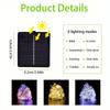 Solar Camping String Lights-50/100 LEDs Bright Waterproof Outdoor Decor for RV Tent Car Camping Ambient Lighting for Camper Gear