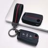 Key Fob Cover for Volkswagen Golf Tiguan Passat Octavia MK7 MK2 B8 Kodiaq with Keychain Anti-Scratch Guard Shockproof Protection Soft Grip Texture