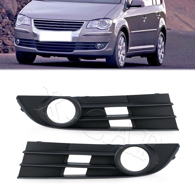 Do Volkswagen VW Touran 2007 2008 2009 2010 Samochód Przedni Zderzak Pokrywa Ramki Lampy Przeciwmgielnej Kratka Lampy Przeciwmgielnej Akcesoria 1T0853666K
