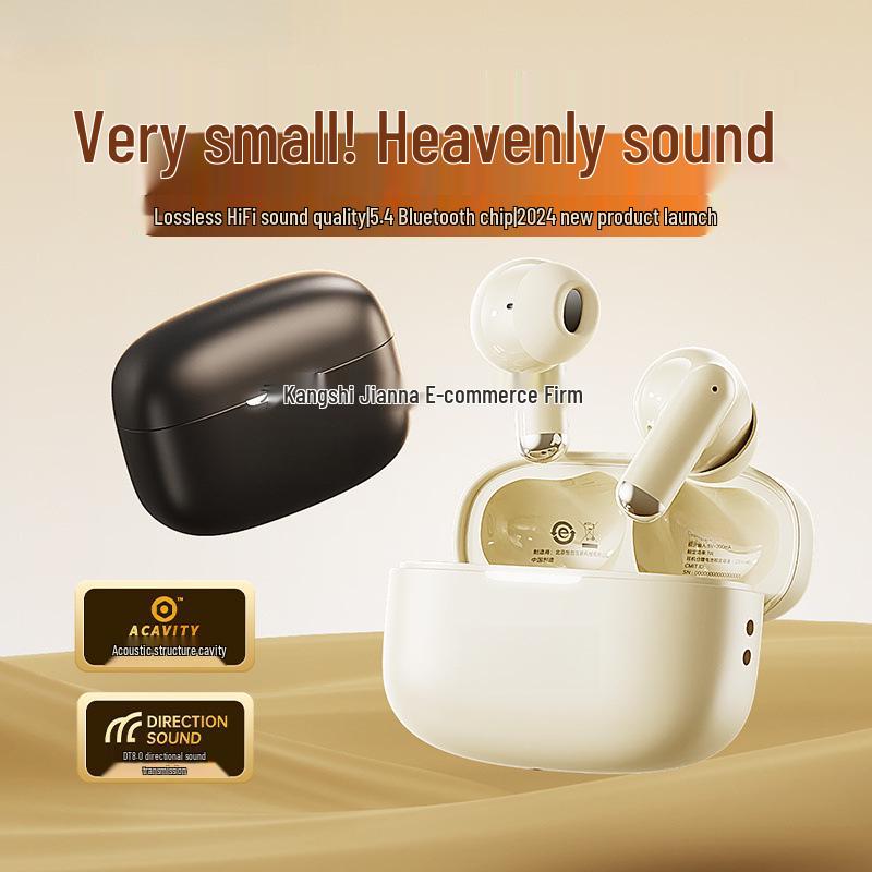 2025 Semi-In-Ear Bluetooth Headphones: High-Quality Sound, Long Battery Life, Perfect for Running, Men & Women.