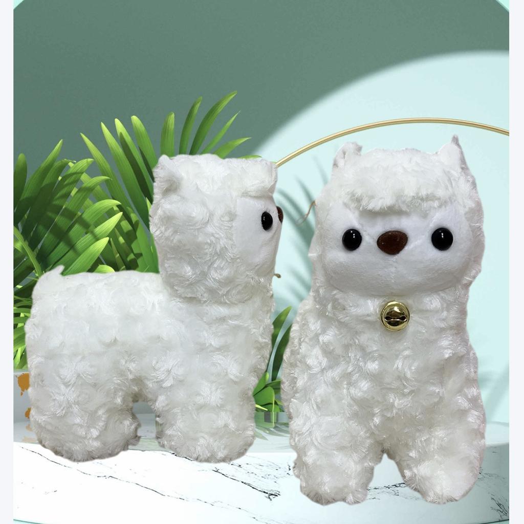 Plush Toy Doll New Super Cute Simulation Lamb Doll Alpaca Ornament Birthday Gift Grab Machine Doll