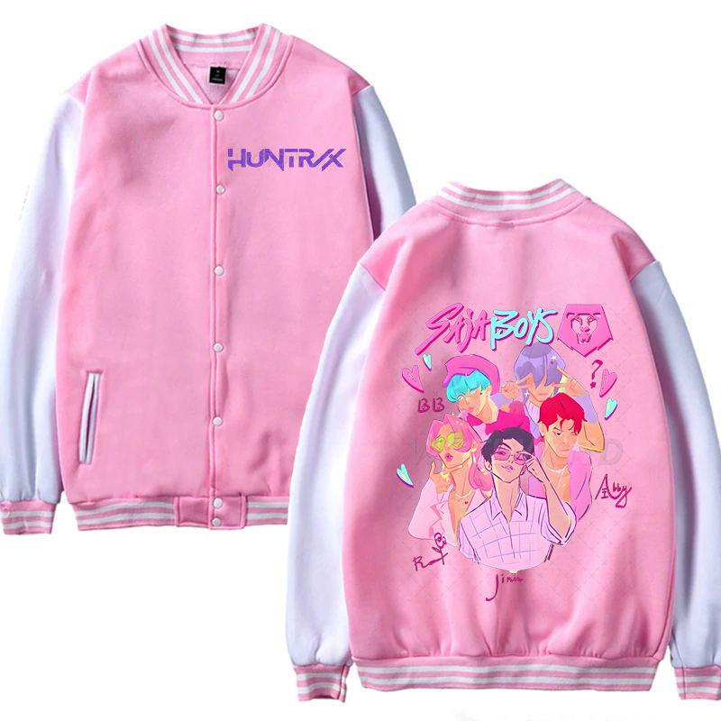 European and American trend witch hunting group Korean version casual hoodie women's plus size baseball jacket autumn and winter coat 5991