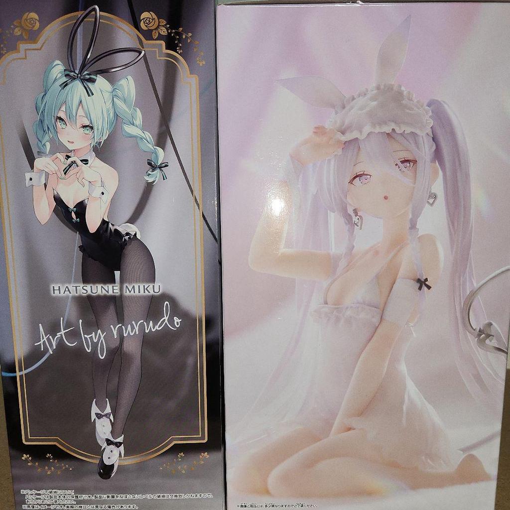 [USED] Hatsune Miku and Sugar Shiromando Figures by Rurudo