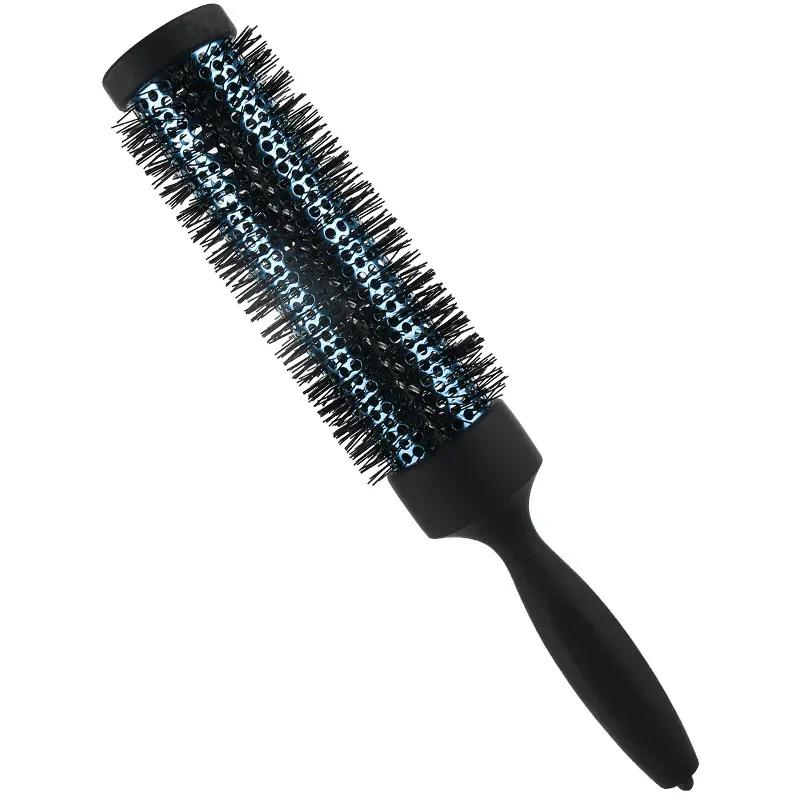 Lange Keramik-Haarbürste Hitzebeständig Professionelle Salon-Friseurbürste für Föhn und Locken Hohe Qualität Chinesische Manufaktur