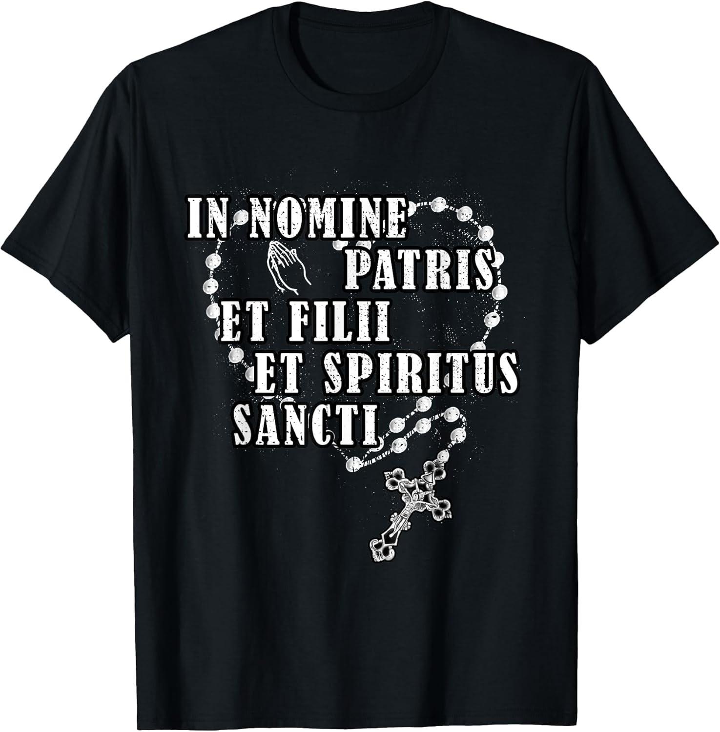 Roman Catholic: Rosary Religious Catholic Funny Cotton Tee - MADE IN USA M