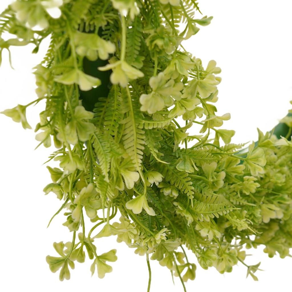 Spring Artificial Wreath for Front Door Living Room Bedroom and Office Use Designed with Detailed Botanical Elements