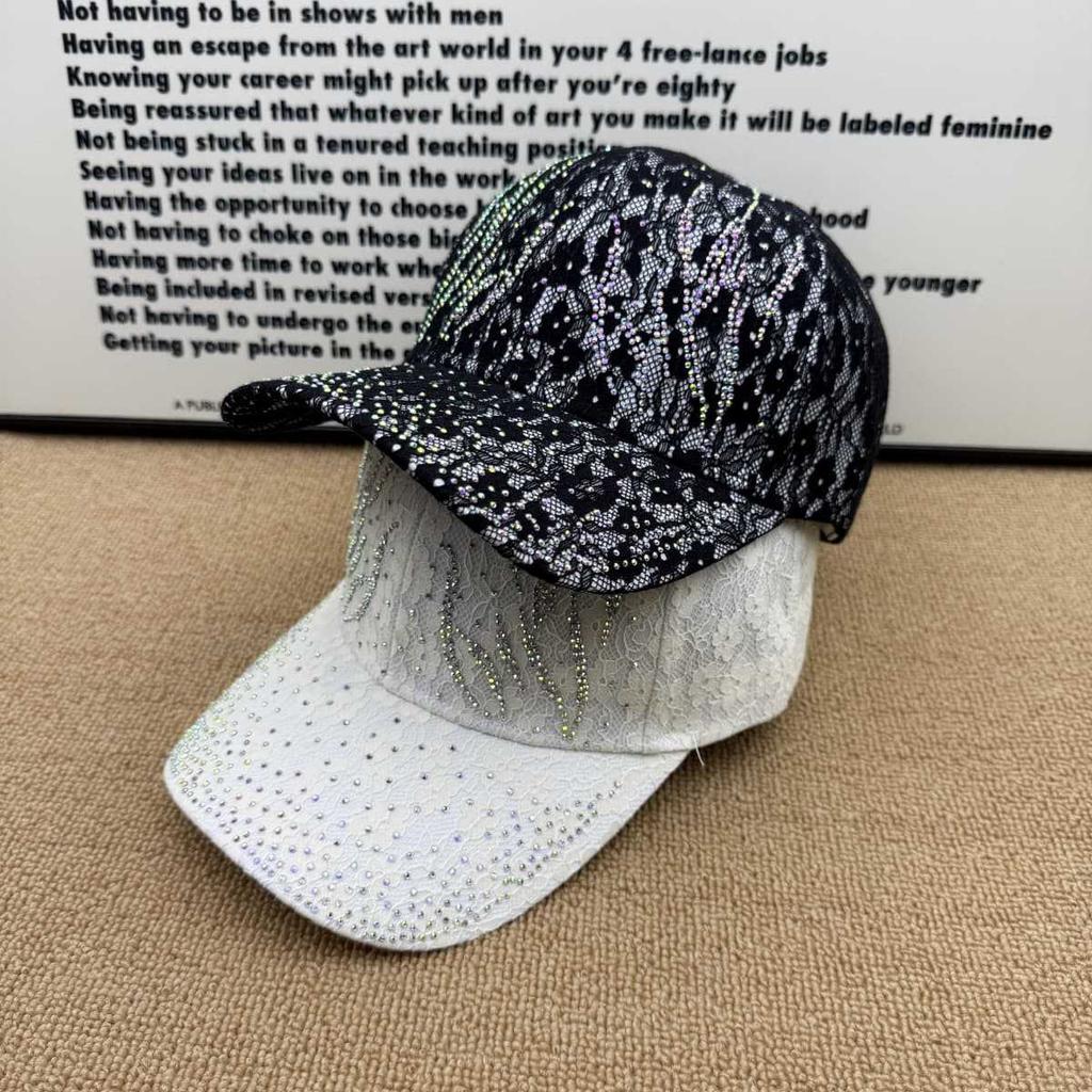 Hot-selling Gentle Wind Lace Baseball Cap Women's Mesh Yarn Breathable Comfortable Versatile Daily Commute UV Protection Cap