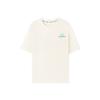 Solid Color Breathable Round Neck Pullover Comfortable T-Shirt Unisex Tops L226U080-0074