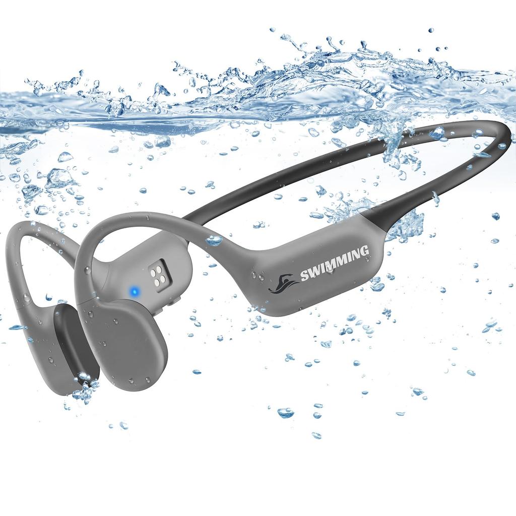 Bone Conduction Earphones Bluetooth Swimming IP68 Fully Waterproof 32GB Memory Up To 8000 Songs Earphones Bluetooth Pool Wireless Headphones with