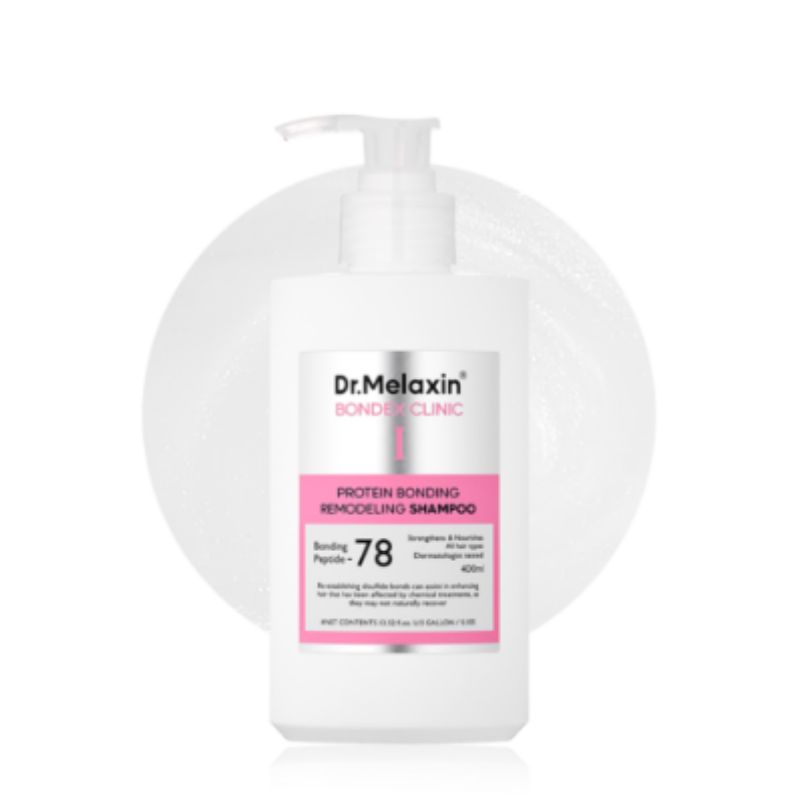 Dr. Melaxin Bondex Protein Bond Remodeling Shampoo 400ml – Intensive Repair & Bond Strengthening Shampoo for Damaged Hair