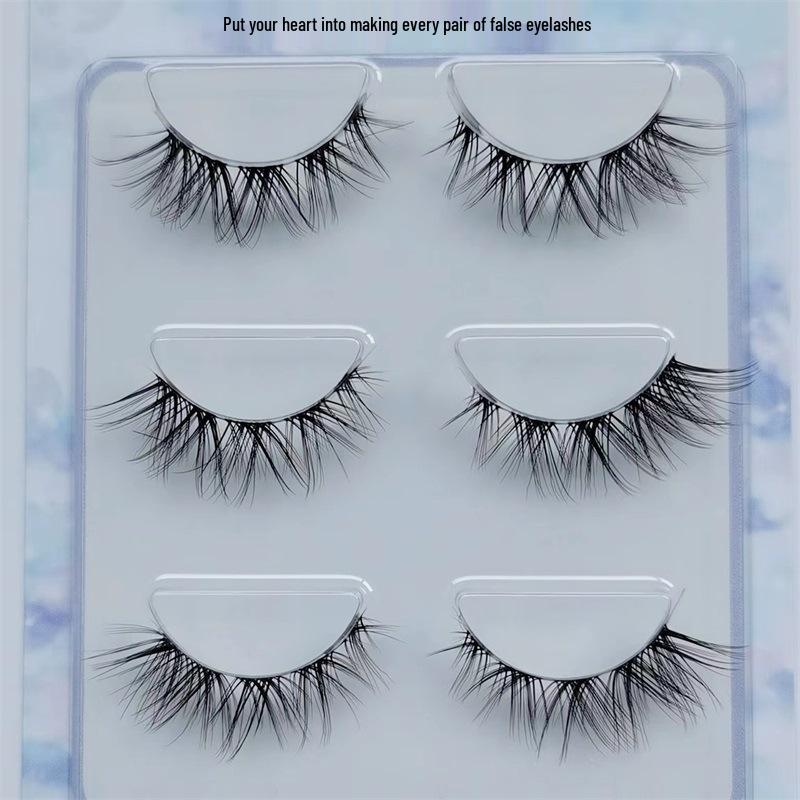 

GM30 Exaggerated Fox Eye Curled False Eyelashes - Crossed Aura Style
