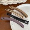 Versatile Frosted Banana Clips Elegant Ponytail Hairpin Simple Traceless Barrettes For Women Girls Fashion Hair Accessories Gift