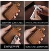 Universal Retro Crazy Horse Leather Key Case, Large Capacity Double Layer for Car & Home Keys