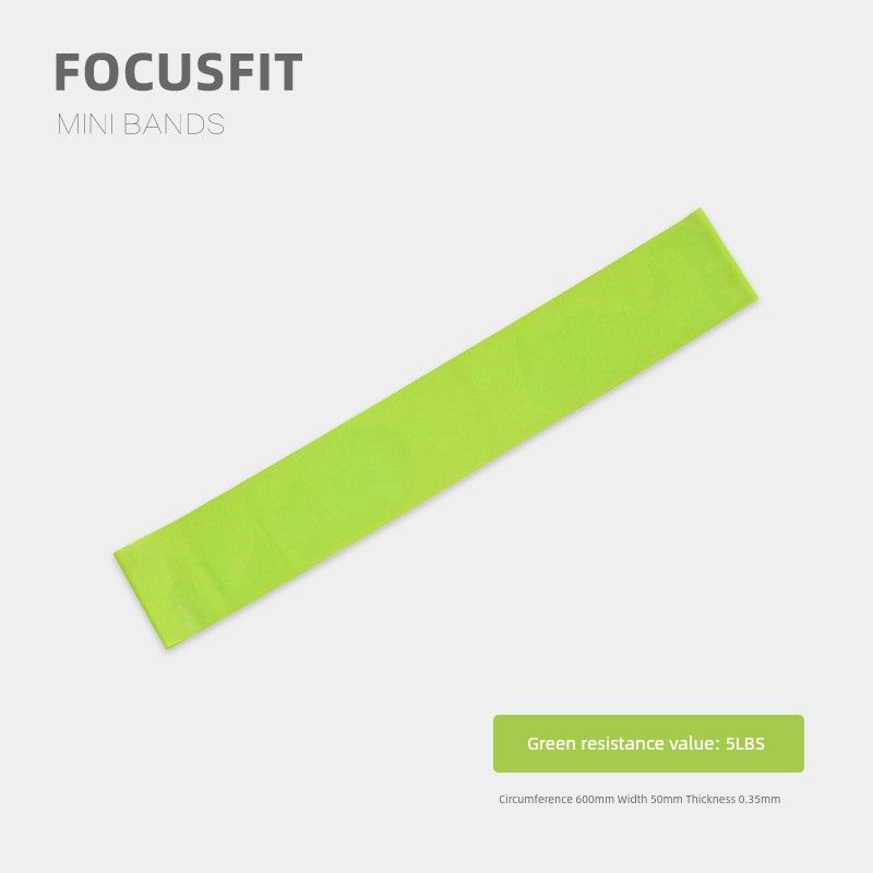 

Focusfit Эластичная лента для формирования бедер и подъема ягодиц, латексная лента с сопротивлением для приседаний, круг для укрепления бедер, эластичное силовое кольцо для йоги и фитнеса Green 5 Pounds(Beginner fitness])