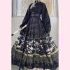 Chinesisches Kleid, berühmter Stil, Anzug, Übergröße, Kostüm-Set, Hemd + Rock, 2-teilig
