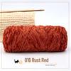 Golden Chenille Silk Velvet Yarn: Medium-Thick Polyester Yarn for Scarves, Glossy Velvet Crochet, and Wool Knitting Projects.