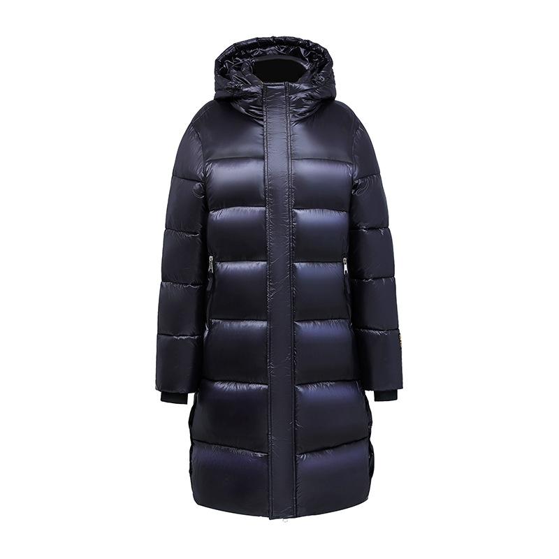 Women's Black Overcoats Winter Hooded Warm Down Cotton Jackets Women's Clothing Long Parkas Thick Waterproof Coat