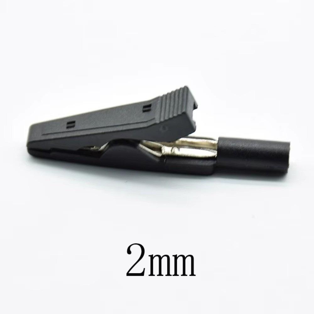 Mini Multimeter Probe Cable Insulated Banana Female Adapter Battery Test Clip for Battery Testing