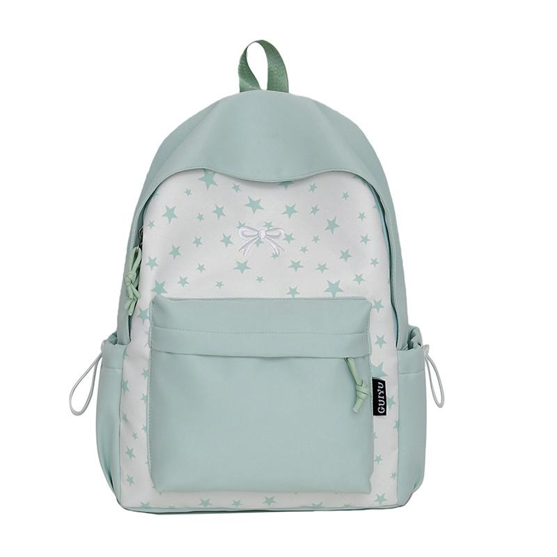Schoolbag wholesale high value Japanese bow backpack small fresh student schoolbag women's lightweight burden reduction backpack travel bag