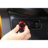 Red Headlight Switch Knob Trim Ring Cover for Ford Bronco & Sports/F150 -25