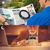 Handheld Magnifying Glass 30x 18 Led Lights 3 Modes Illuminated Magnifier Reading Lens Tool