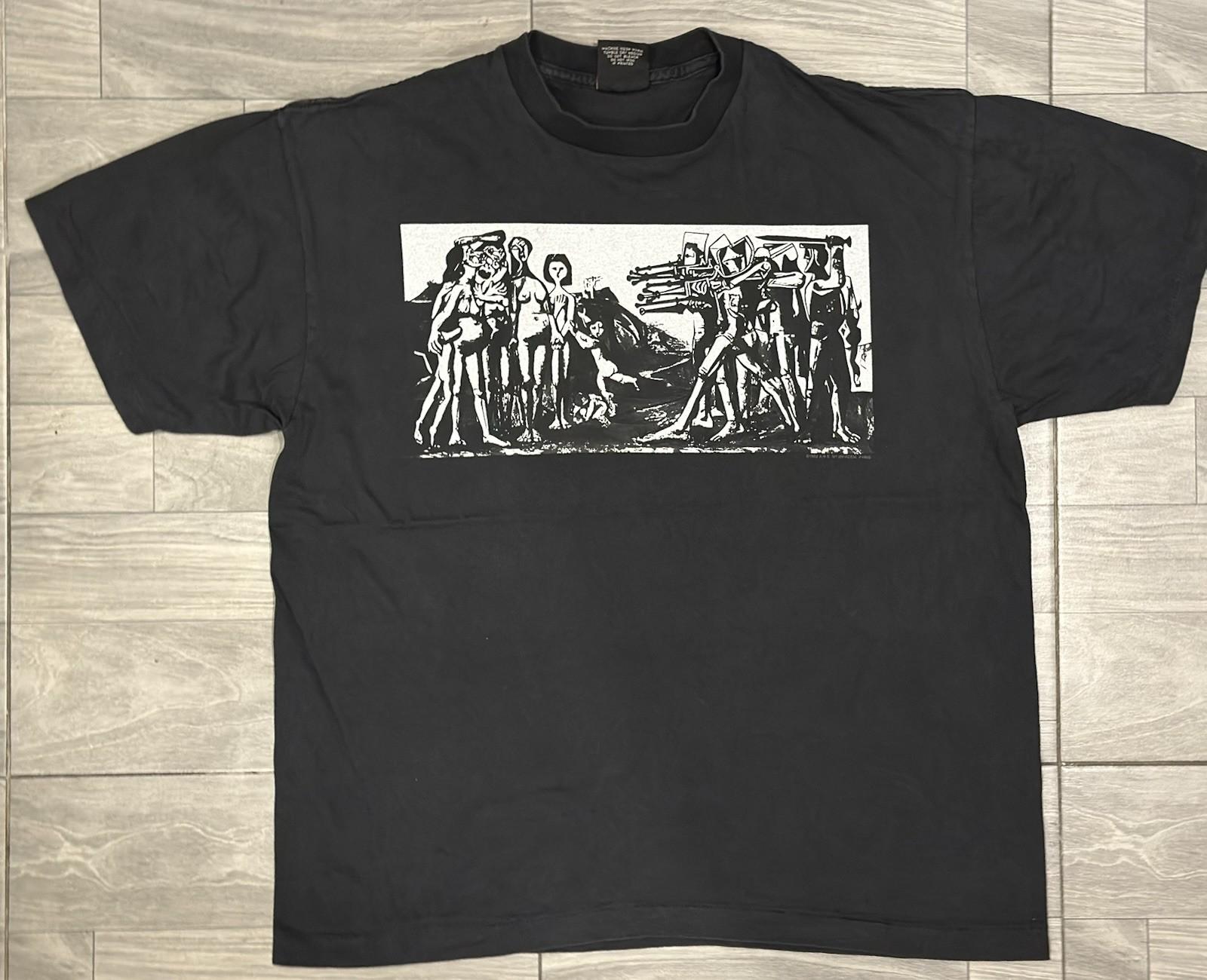 NIRVANA vintage 1993 PICASSO t shirt COW PALACE Unisex T-Shirt XL