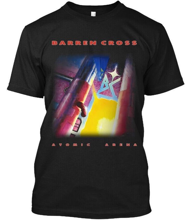 Men s and Women s T-shirts Limited New Popular Barren Cross Atomic Arena American Retro Logo T-Shirt S-4XL XL