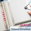 B5 Loose-Leaf Composition Notebook with 300/400 Grids - Chinese Horizontal & Square Grid, Soft Paper for Comfortable Writing