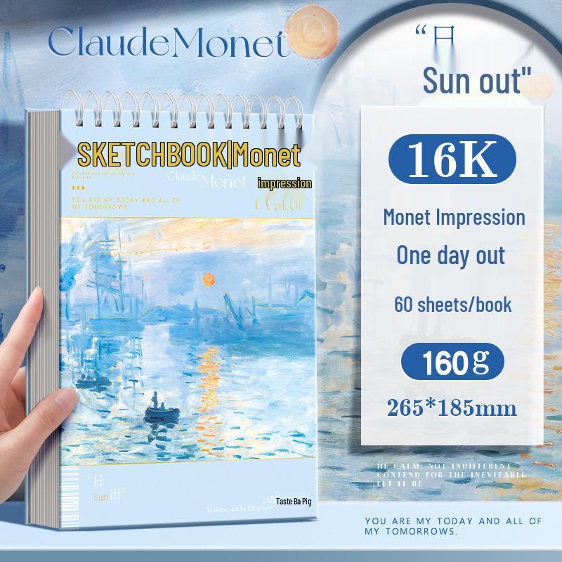 Premium Hardcover Detachable Sketchbook for Art Students with Thick Drawing Paper