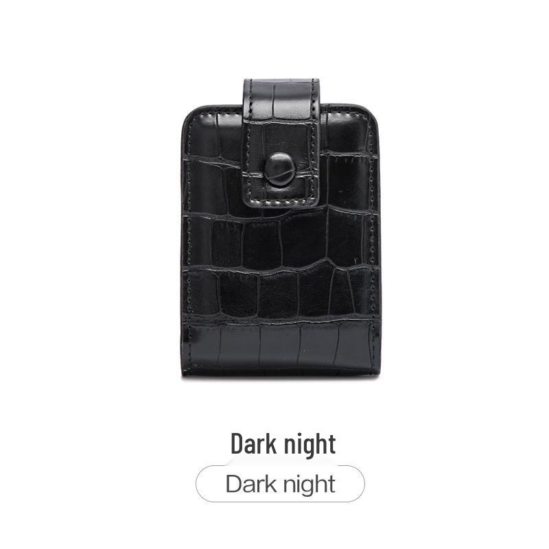 Women's Portable Travel Makeup Bag with Mirror – Mini Fashion Lipstick Storage Pouch