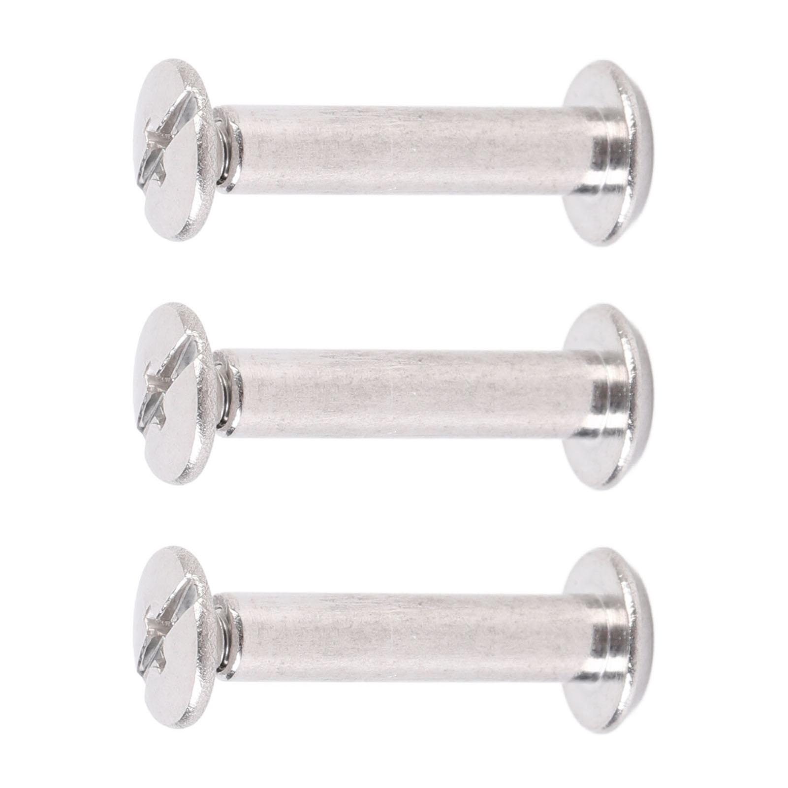 

100 Sets Rivets M2 Stainless Steel Multifunctional Hex Nut Flat Round Head Screw Rivets for Fence