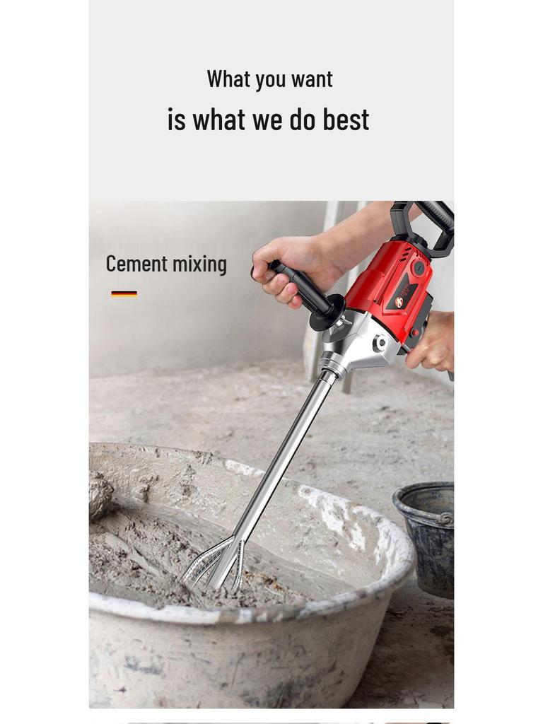 Jieyou High-Power Multi-Functional Electric Mixer for Paint, Putty, Cement & Mortar