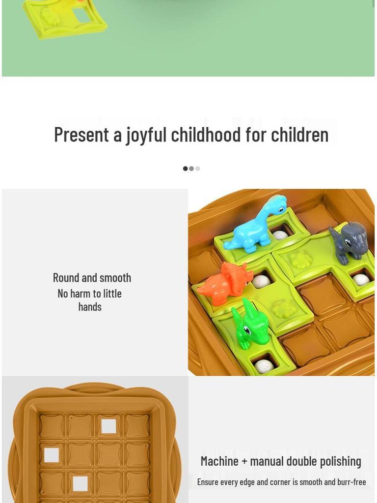 Dinosaur Adventure Logic Puzzle Game for Kids - Parent-Child Interaction