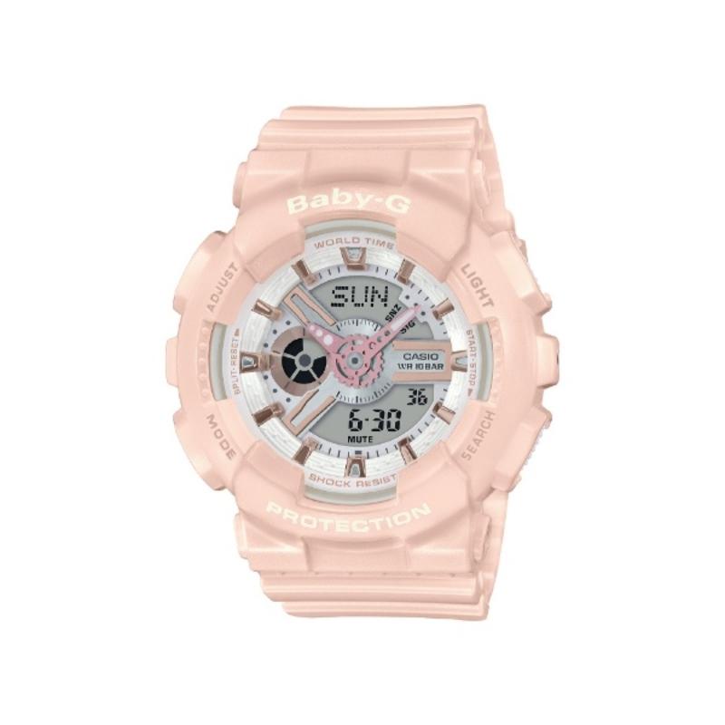 

CASIO BABY G Baby G BA 110RG 4AJF Пастельно-розовый
