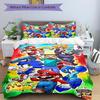 3Pcs Superhero Mashup Adventure Bedding Set Soft Fabric Duvet Cover Pillowcases Home Christmas Xmas Halloween Gift 1 Duvet Cover 2 Pillowcase N1185