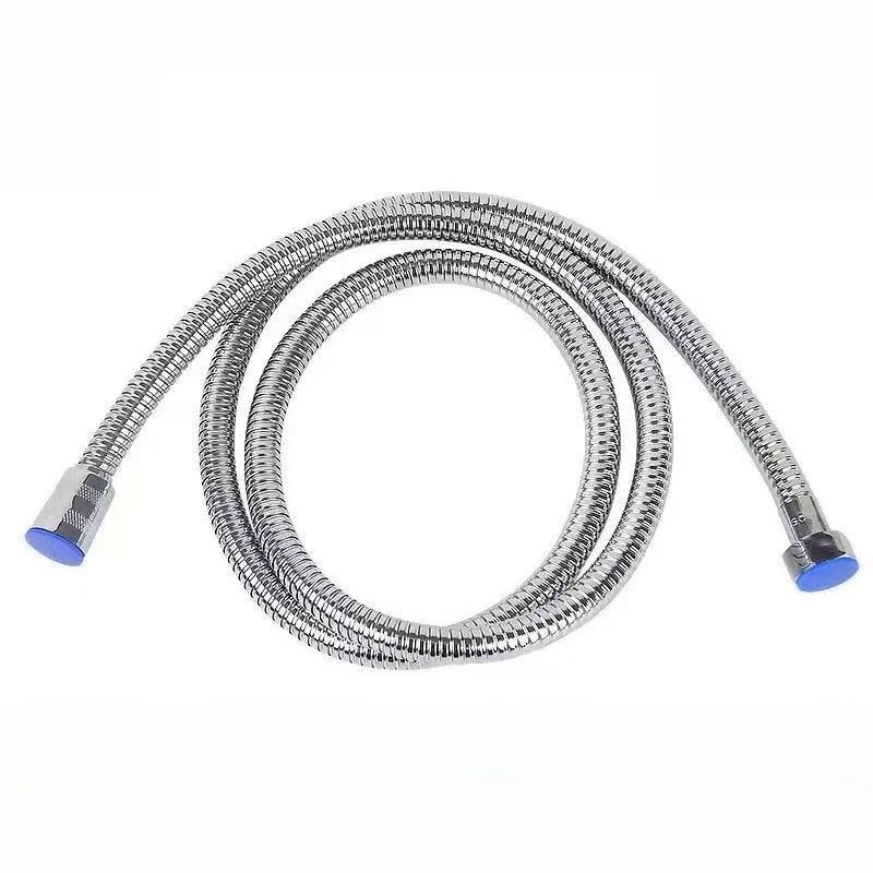 1.5m Stainless Steel Hose Shower Hose Extension Tube Home Shower Tube Extension Tube Water Pipe Draw Tube Bathroom Accessories