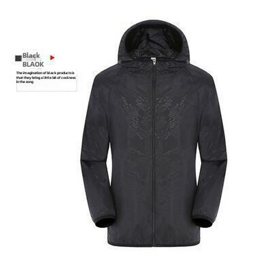 Unisex Summer Hooded Sun Protection Jacket