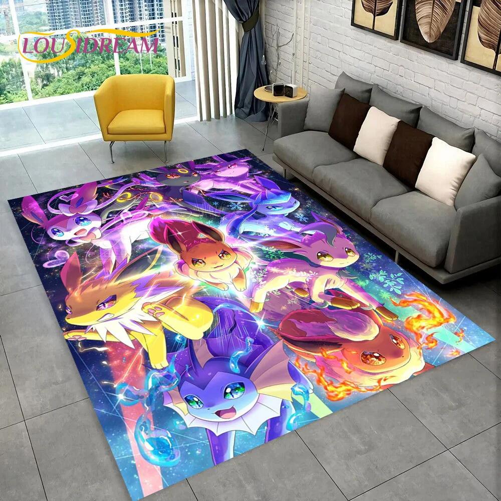 Cute Cartoon Japanese Anime Games Rug Carpet for Living Room Bedroom Home Decor,Floor Mat Non-slip Decoration for Sofa Doormat