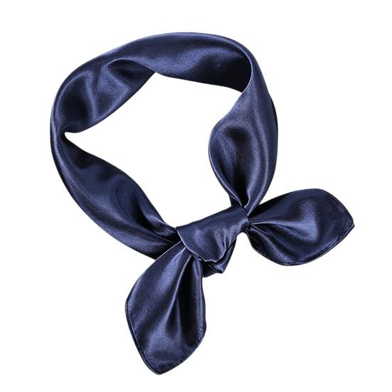 Silk Scarf Soft Breathable Smooth Satin Square Scarf Sun Protection Headscarf Headband Neck Wrap Lightweight Fashion Accessory