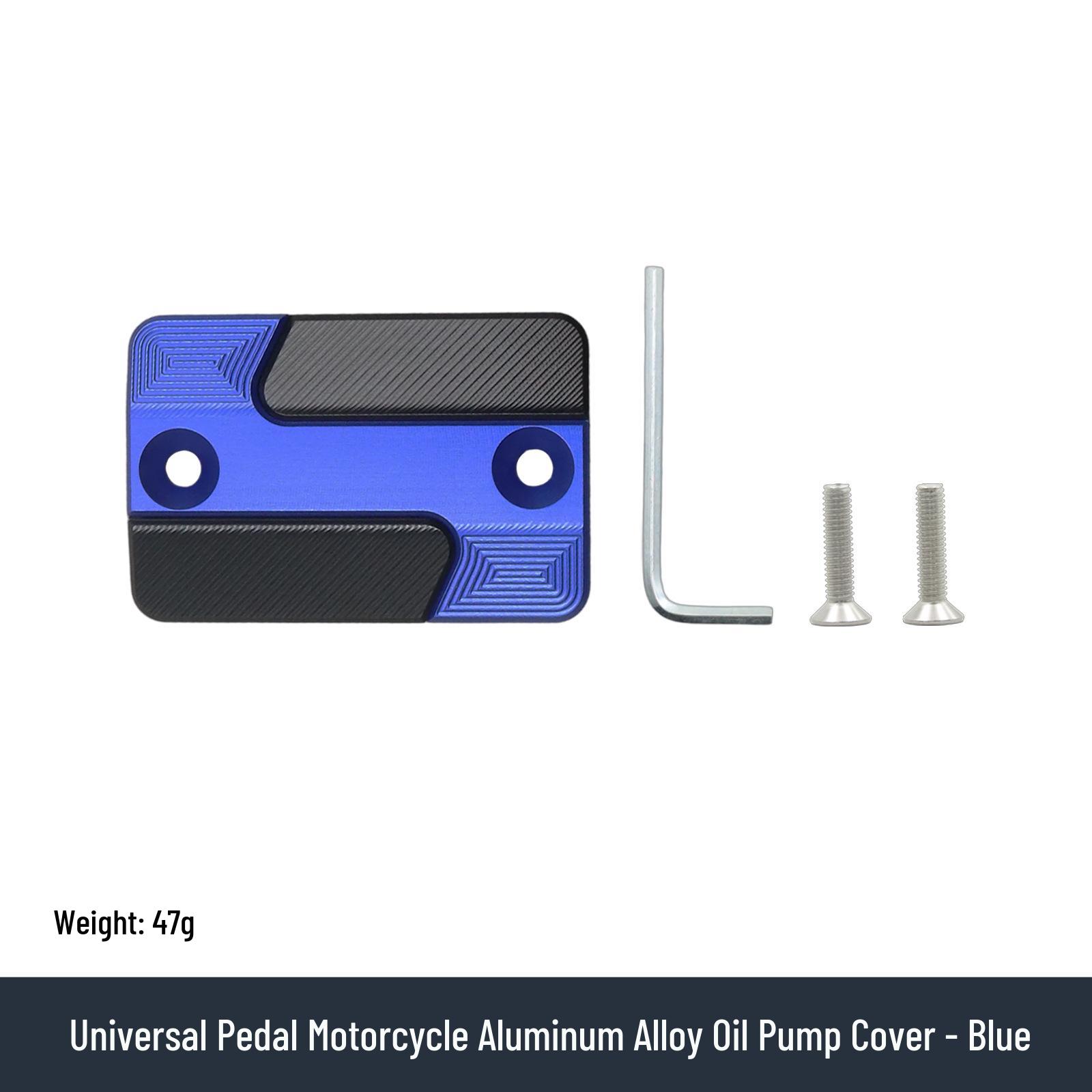 

Aluminum Alloy Brake Master Cylinder Oil Tank Cover for PCX160/125/150 синій