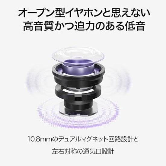 HUAWEI FreeClip Wireless Earphones Bluetooth Open-Ear Ear Cuff Type 3-Level Volume Adjustment Non-Blocking Lightweight Approximately 5.6g (Main Unit)