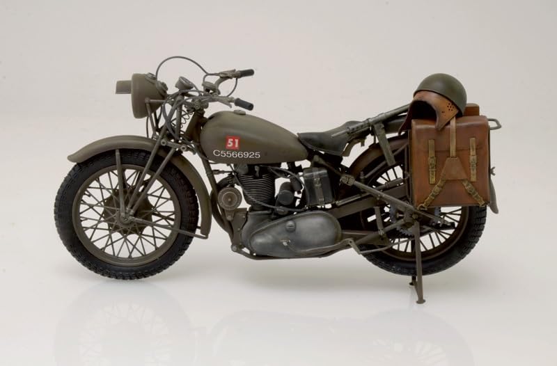 Platz Italeri 1/9 Scale WWII British Triumph 3HW Military Motorcycle Plastic Model Kit IT7402