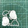 Two Chicks Coming Out of Their Shells Metal Cutting Dies DIY Scrapbooking Embossing Stencil Paper Craft Album Template