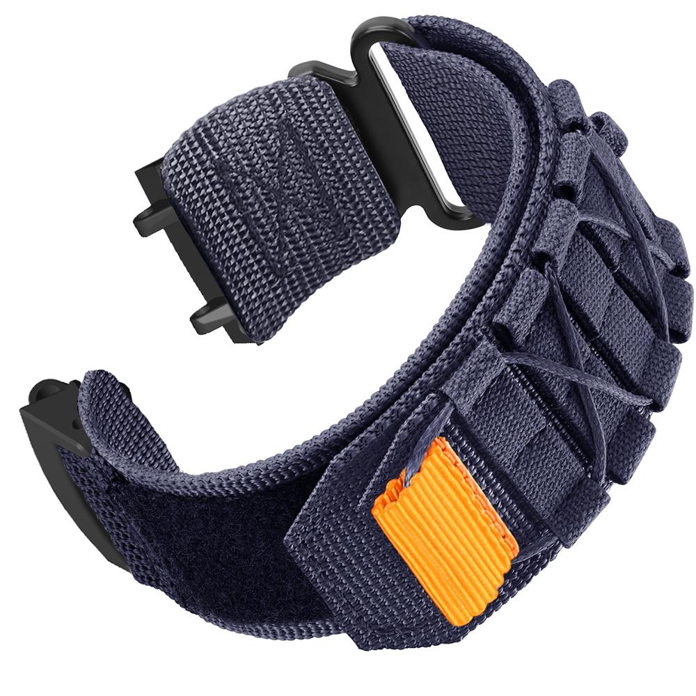 

Нейлоновый ремешок для часов Huami Amazfit T-Rex 3 с петлей-застежкой и коннектором Midnight Blue