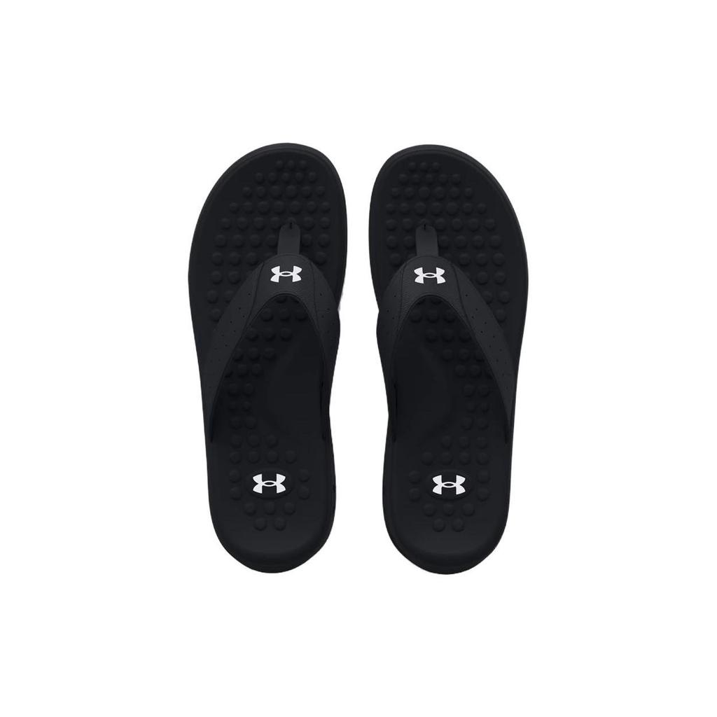 Under Armour Men's Ignite 7 Sandal Black White 3026026-001